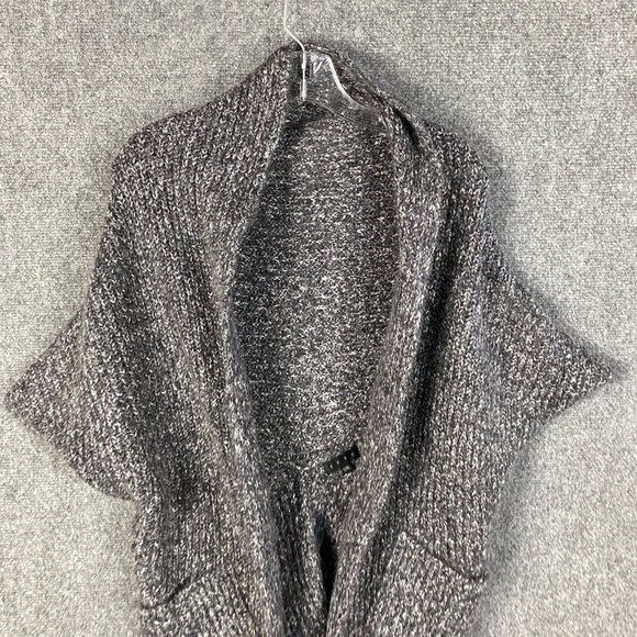 TCEC Cardigan Women's Small Medium S/M Knitted Gray Wool Blend Adults - Picture 2 of 8
